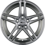 BROCK - B33 KRISTALLSILBER (KS) 8X18 LK:5/115 ET:40 ML:70,2